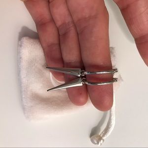 Uncommon James Sharp Shooter Silver Earrings